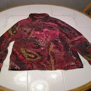 Size 0 Corded fall jacket 100 %cotton   12